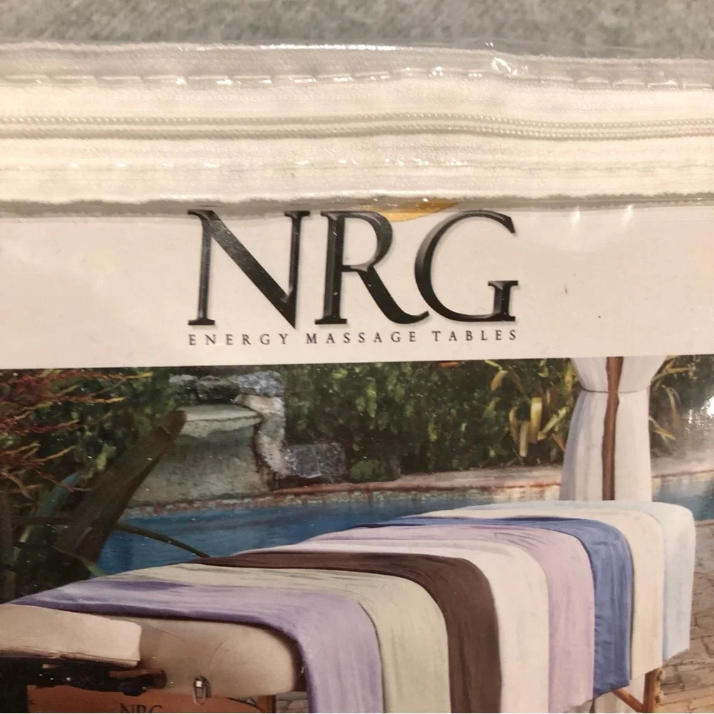 NWT - Royal Blue Massage Table NRG Deluxe Flannel Sheet Set